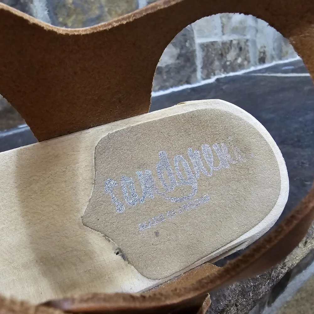 Sandgrens Madrid Handmade Woven Clogs Sandals